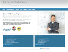 Tablet Screenshot of banneradexchange.net